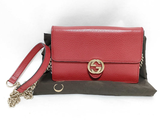 GUCCI GUCCI GUCCI? Red Shoulder Bag