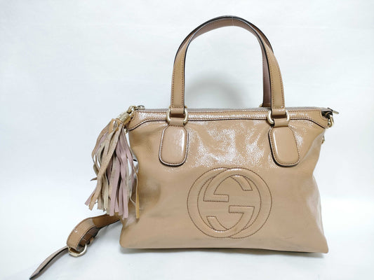 GUCCI Soho GUCCI Tote Yellow Handbag