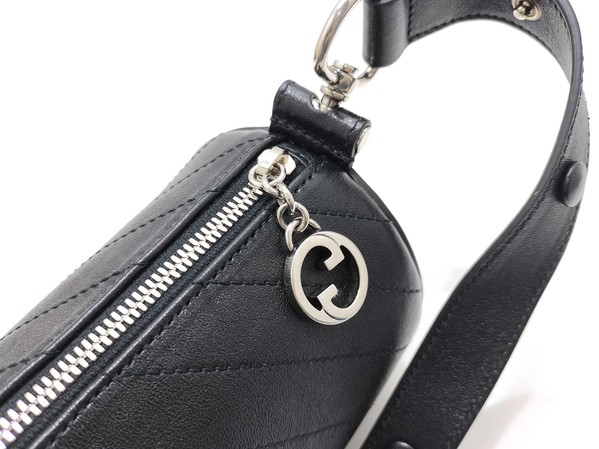 GUCCI Blondie Mini Shoulder Bag in Black Calfskin 760170 Shoulder Bag