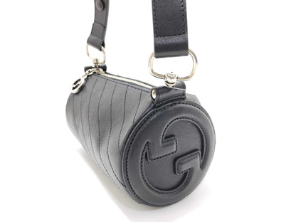 GUCCI Blondie Mini Shoulder Bag in Black Calfskin 760170 Shoulder Bag
