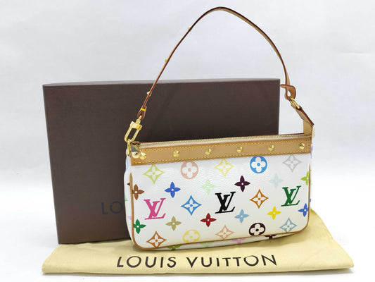 LOUIS VUITTON M92649 Monogram Multicolore Pochette Accessoires Monogram Multicolore Bronne M92649 Shoulder Bag