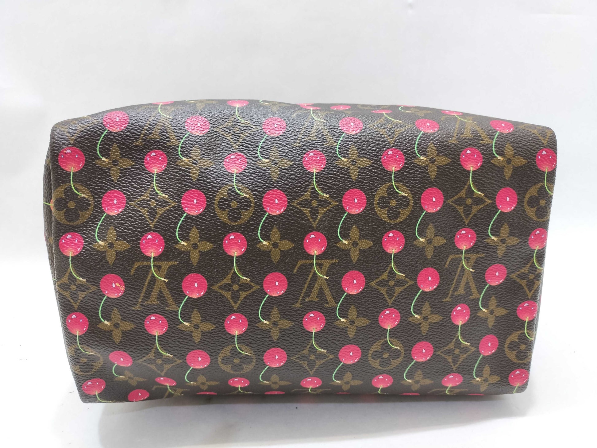 LOUIS VUITTON M95009 Monogram Cherry Handbag by Takashi Murakami Speedy 25 Monogram Cherry Handbag M95009