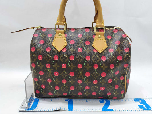 LOUIS VUITTON M95009 Monogram Cherry Handbag by Takashi Murakami Speedy 25 Monogram Cherry Handbag M95009