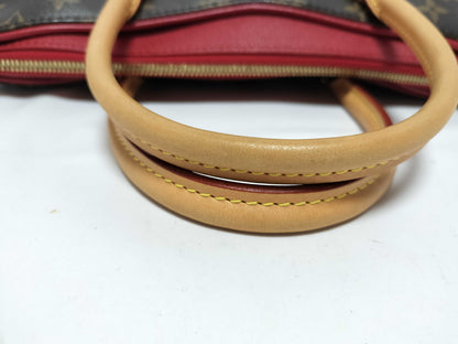 LOUIS VUITTON Monogram 2-Way Handbag with Stitching, Pallas Handbag
