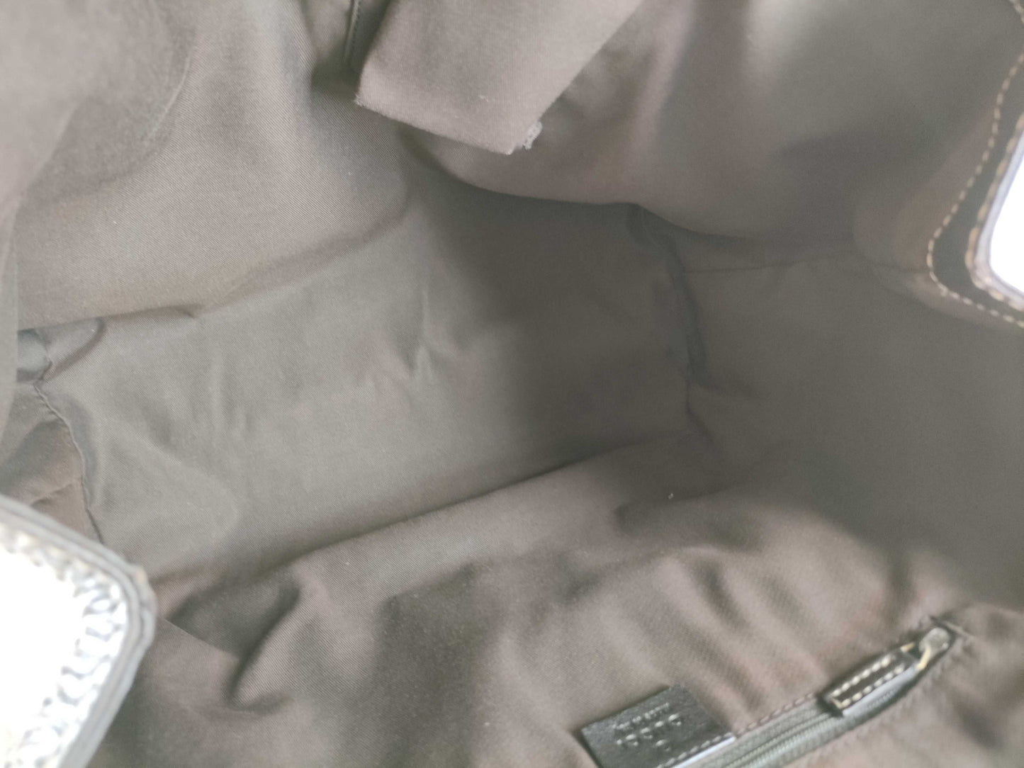 GUCCI GG Canvas Tote Bag, Sherry Line A