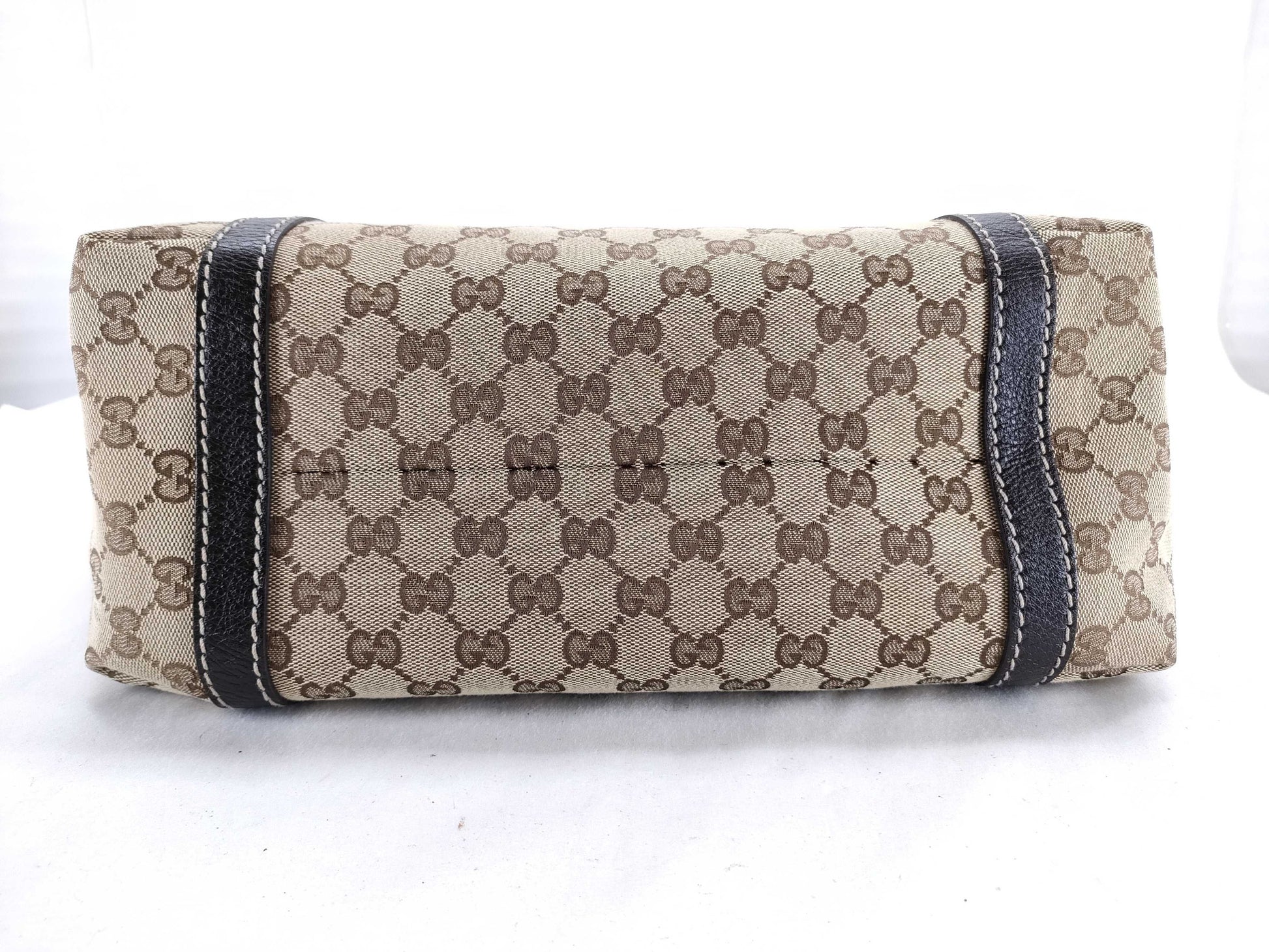 GUCCI GG Canvas Tote Bag, Sherry Line A