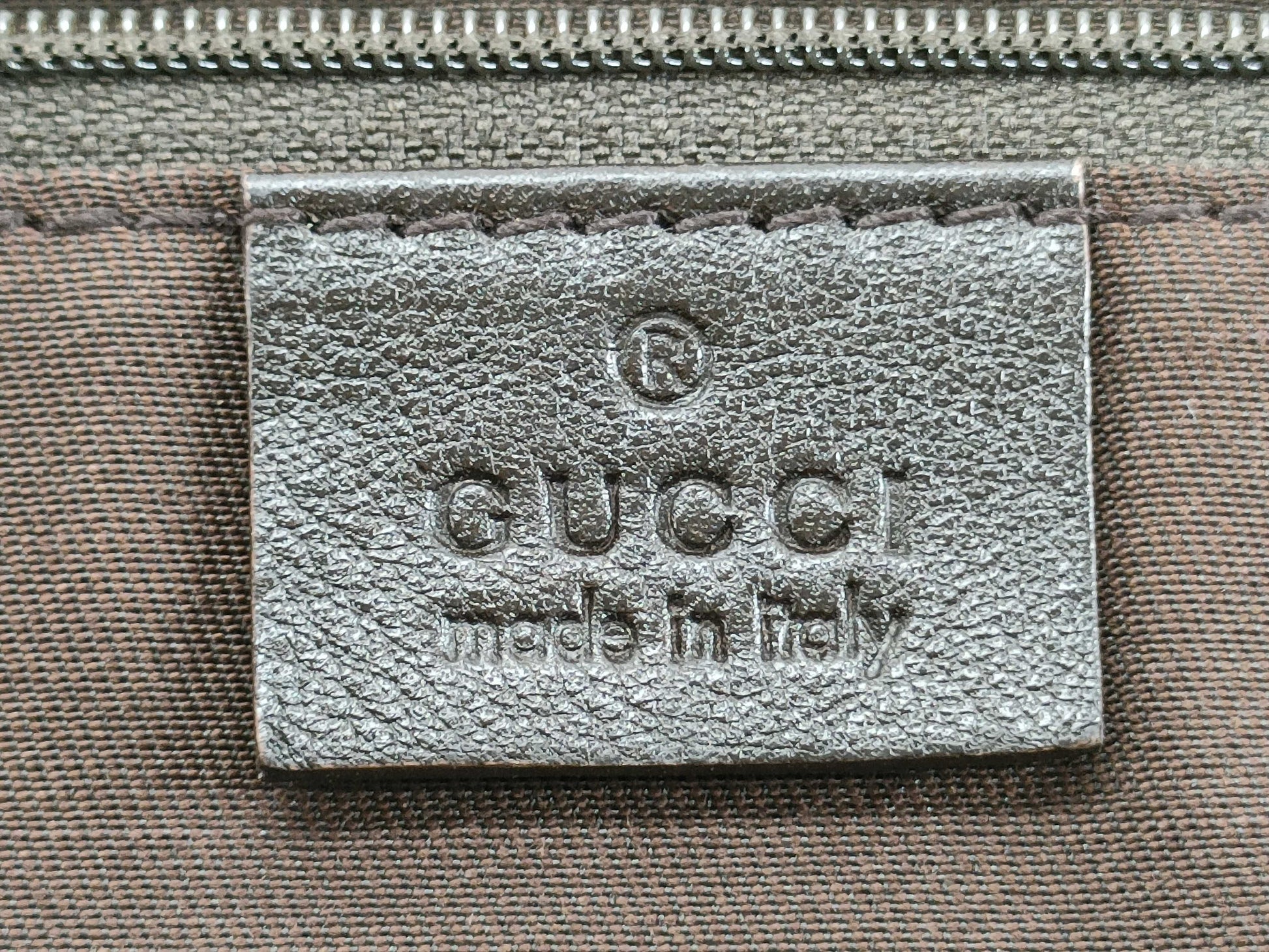 GUCCI GG Canvas Tote Bag, Sherry Line A