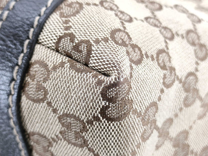 GUCCI GG Canvas Tote Bag, Sherry Line A