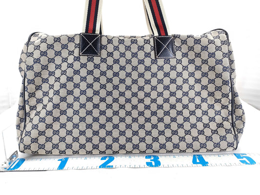 GUCCI GG Canvas Sherry Boston Bag/146310 Boston Bag
