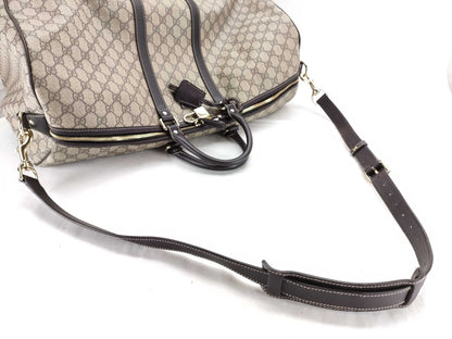 GUCCI GG Gucci GG Supreme Gucci Boston Bag with ST Boston Bag