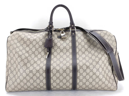 GUCCI GG Gucci GG Supreme Gucci Boston Bag with ST Boston Bag