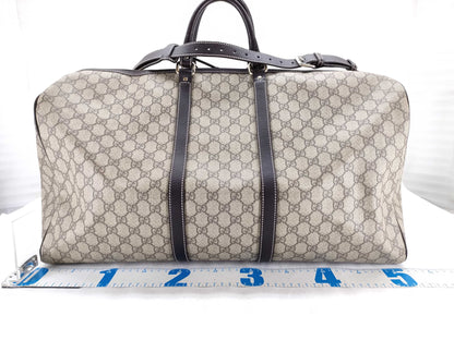 GUCCI GG Gucci GG Supreme Gucci Boston Bag with ST Boston Bag