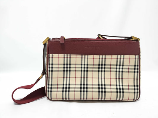 BURBERRY Nova Check Shoulder Bag