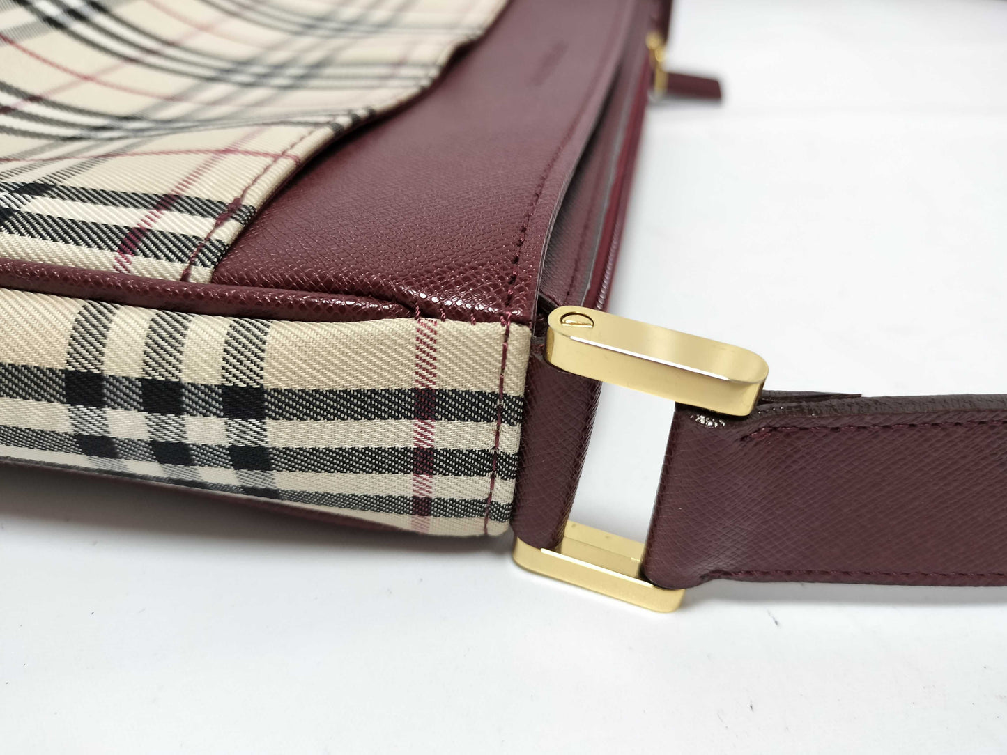 BURBERRY Nova Check Shoulder Bag