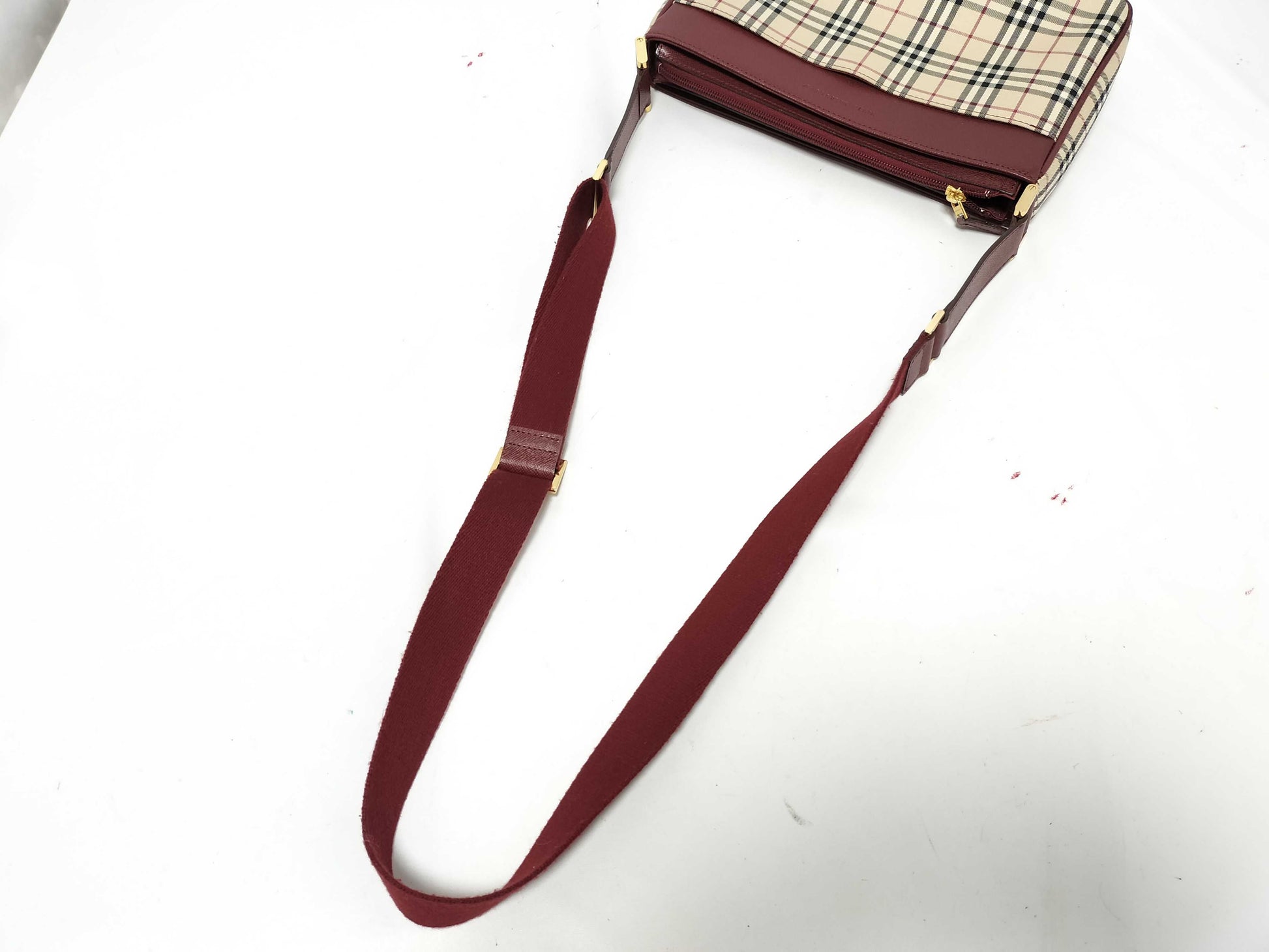 BURBERRY Nova Check Shoulder Bag