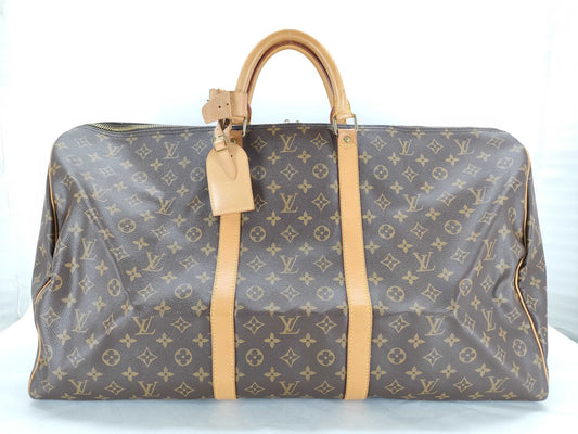 LOUIS VUITTON RFID Unverified MI1921 Monogram Louis Vuitton Keepall 60 Monogram Boston Bag Boston Bag