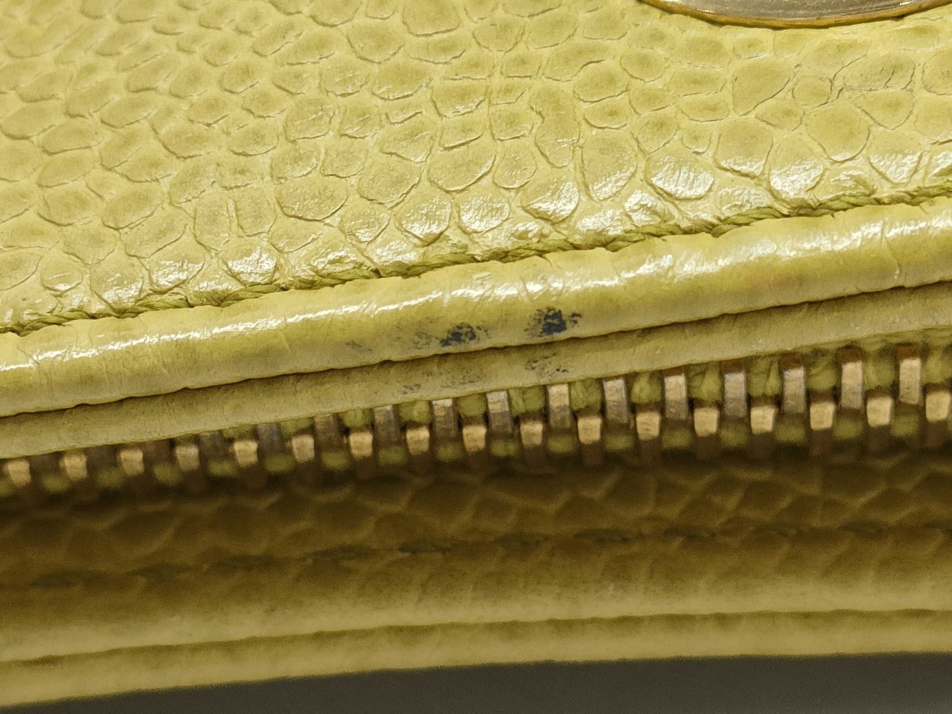 CHANEL Caviar Green Tote Bag with Sticker