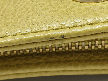 CHANEL Caviar Green Tote Bag with Sticker