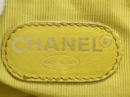 CHANEL Caviar Green Tote Bag with Sticker