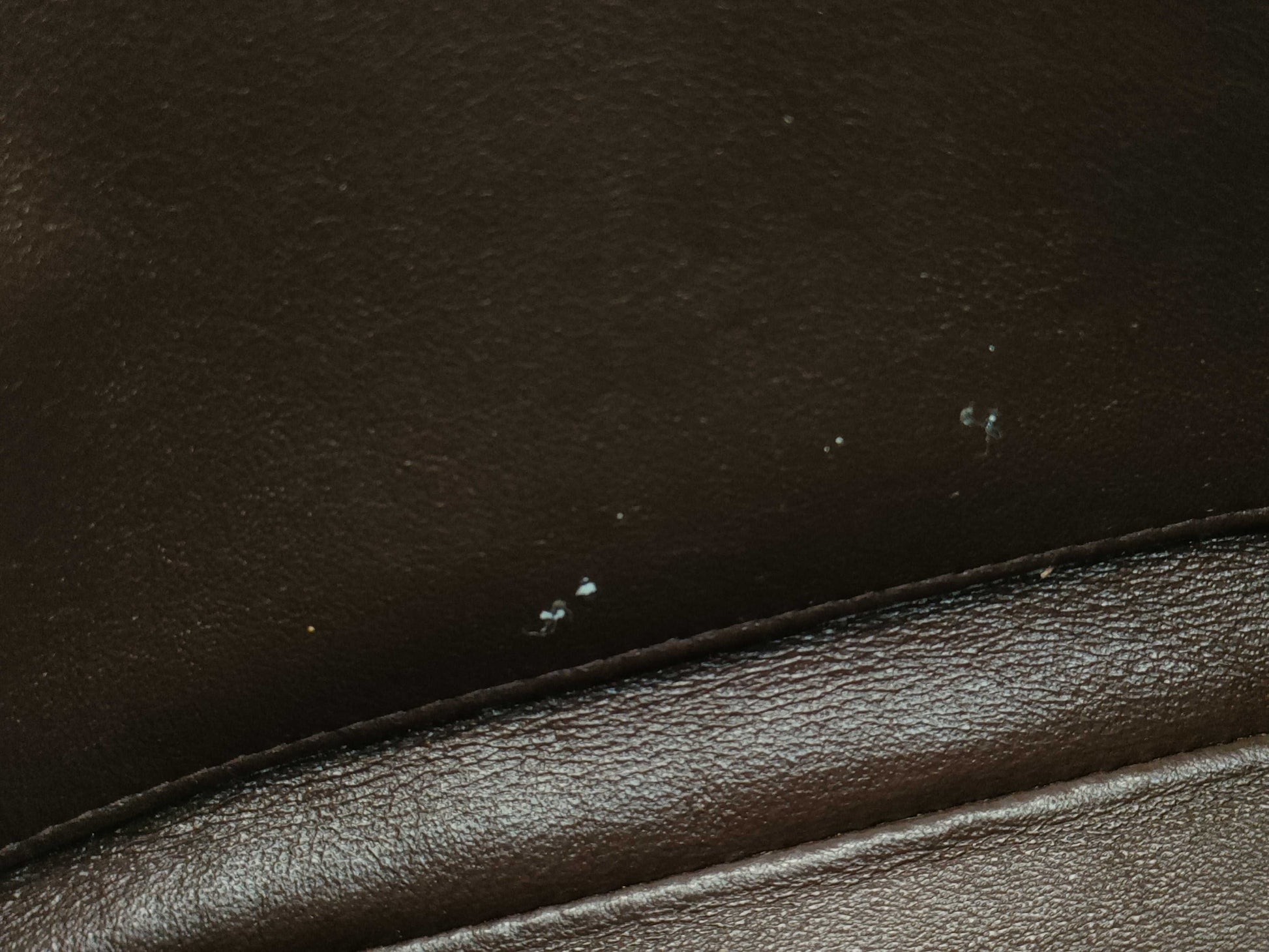 CHANEL Brown Lambskin Matelasse Handbag with Seal and Card