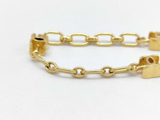 CHANEL Coco Mark Chain Bracelet 1982 Bracelet/Bangle