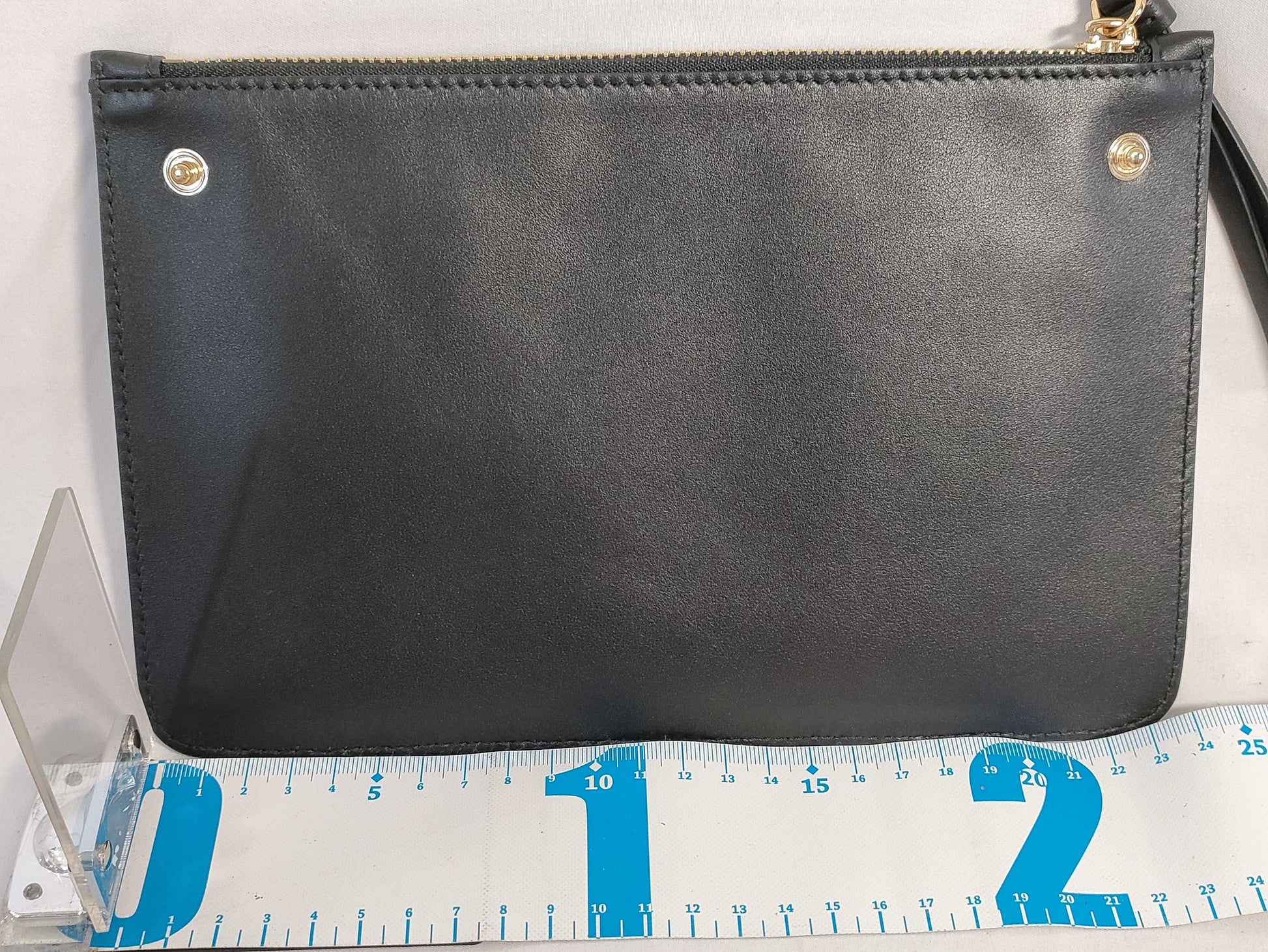 Salvatore Ferragamo black pouch with case