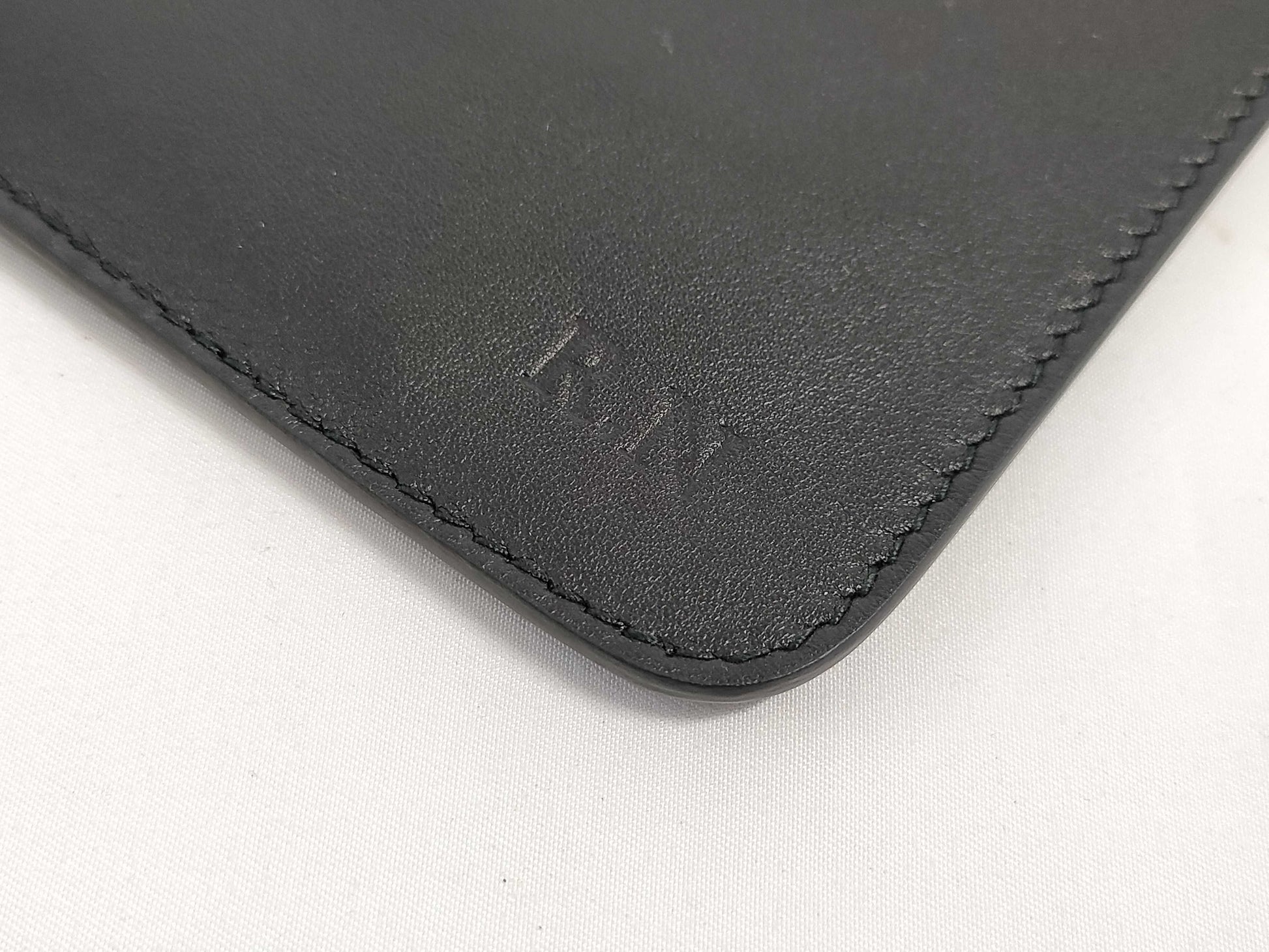 Salvatore Ferragamo black pouch with case