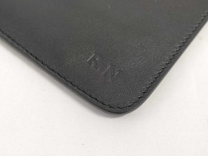 Salvatore Ferragamo black pouch with case