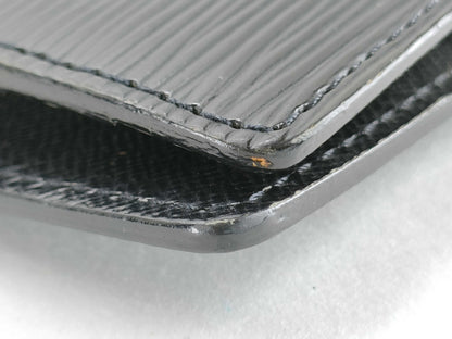LOUIS VUITTON RFID Unverifiable TH4087 Epi Louis Vuitton Agenda GM Black Notebook Cover