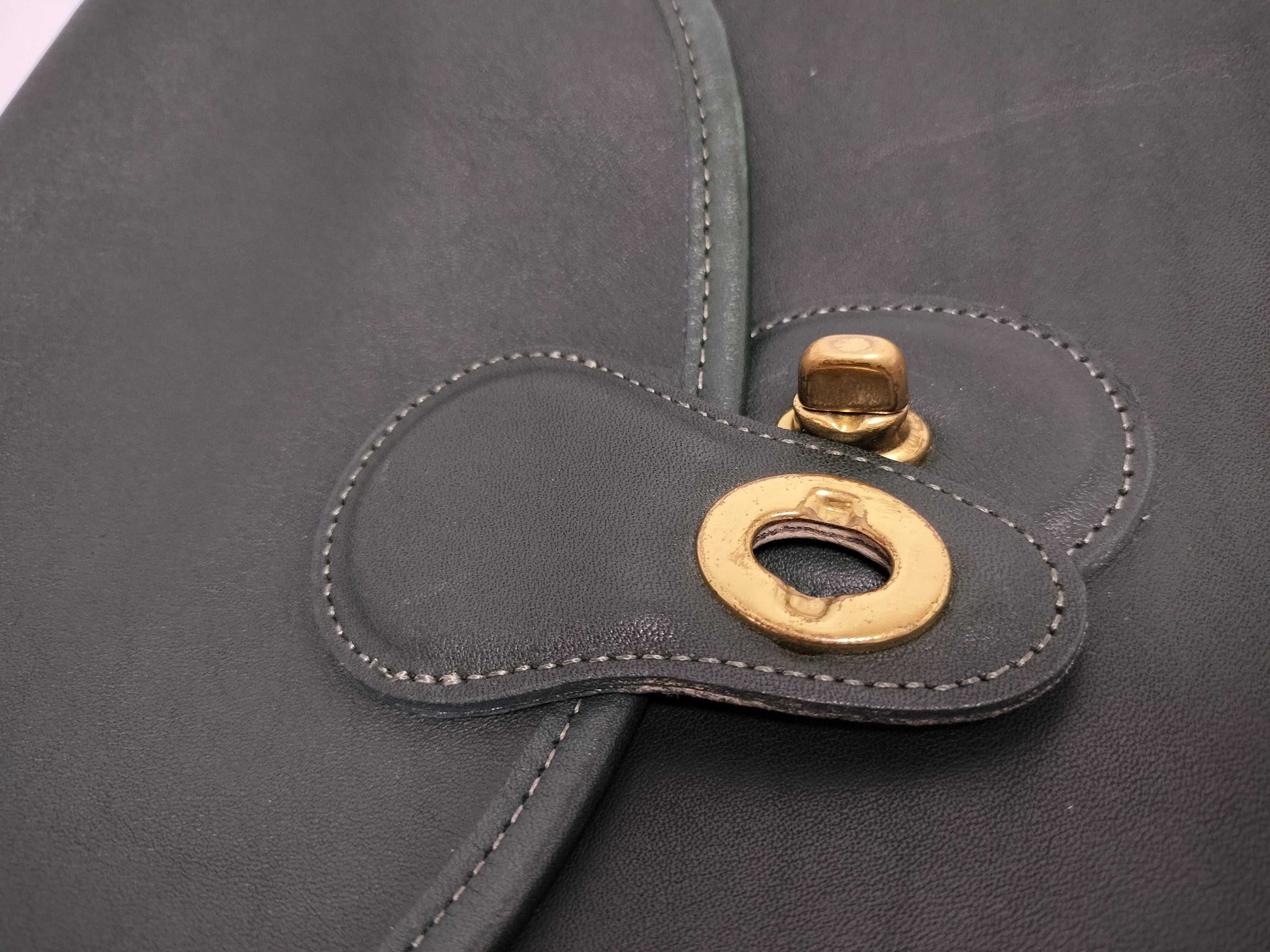 COACH Old Turnlock Shoulder Bag