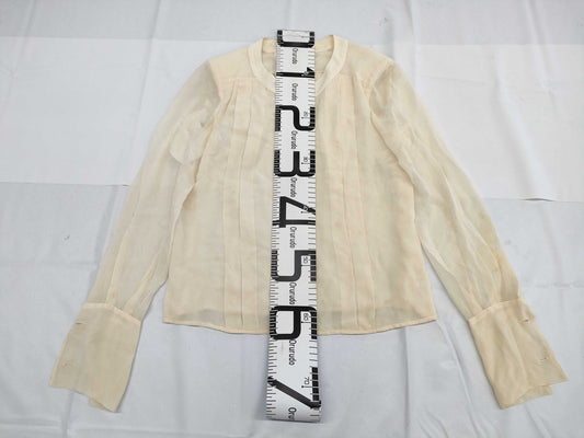 CHANEL Chanel blouse gold top