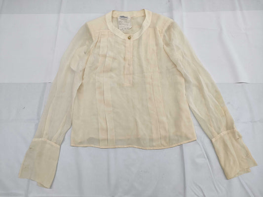 CHANEL Chanel blouse gold top