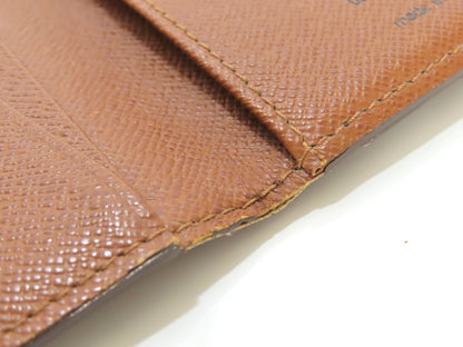 LOUIS VUITTON MI1014 Louis Vuitton Monogram Organizer Poche Card Case, Pass Case, Business Card Case