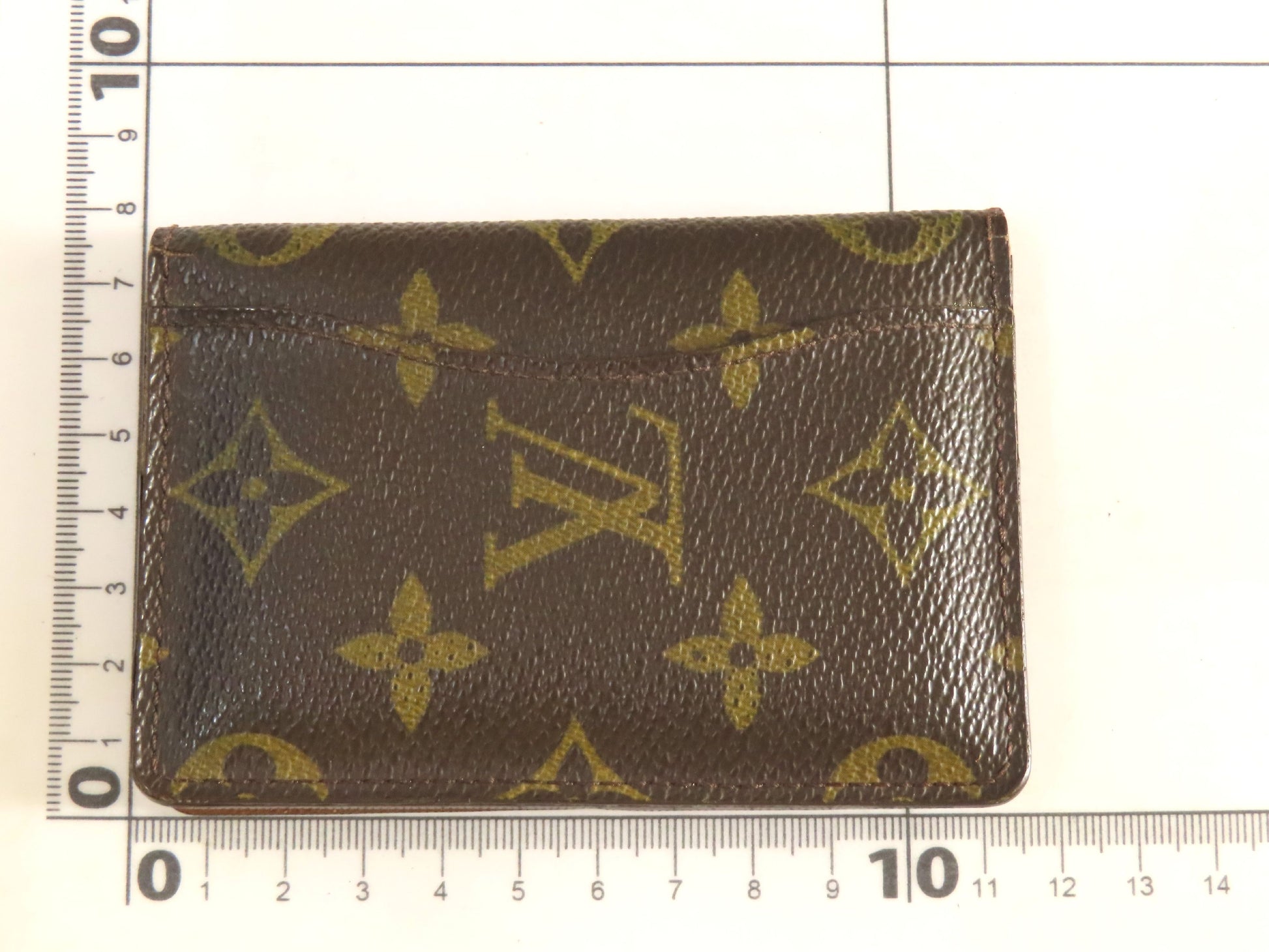 LOUIS VUITTON MI1014 Louis Vuitton Monogram Organizer Poche Card Case, Pass Case, Business Card Case