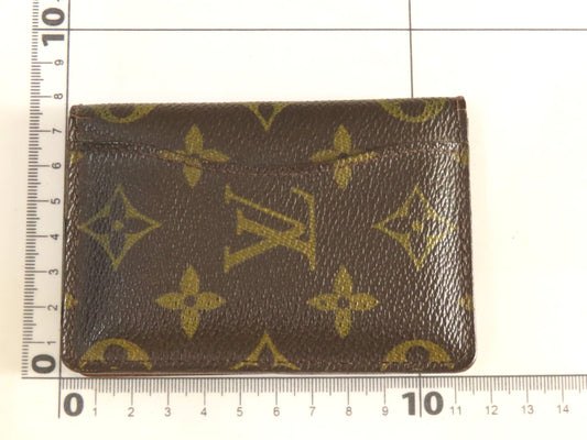 LOUIS VUITTON MI1014 Louis Vuitton Monogram Organizer Poche Card Case, Pass Case, Business Card Case