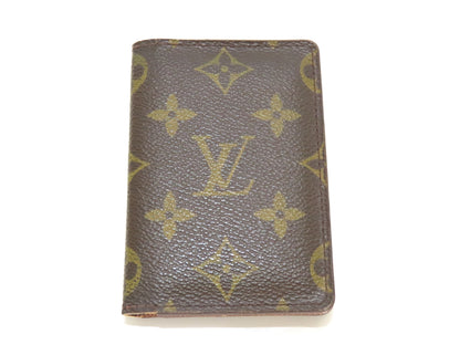 LOUIS VUITTON MI1014 Louis Vuitton Monogram Organizer Poche Card Case, Pass Case, Business Card Case