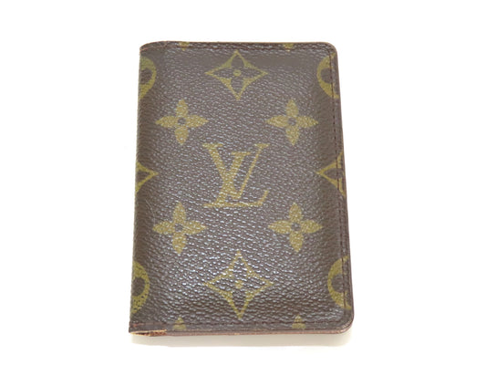 LOUIS VUITTON MI1014 Louis Vuitton Monogram Organizer Poche Card Case, Pass Case, Business Card Case