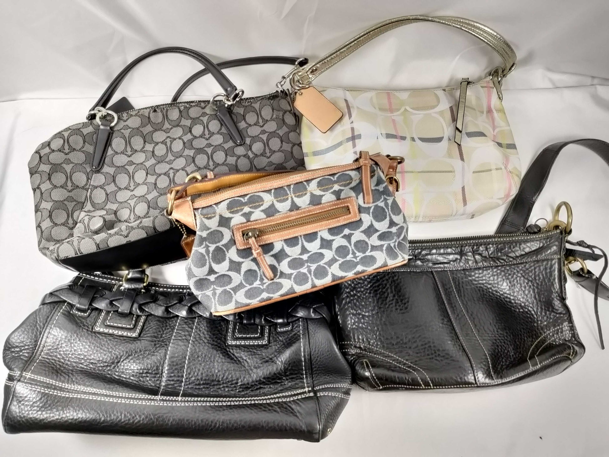 COACH 5-piece handbag set