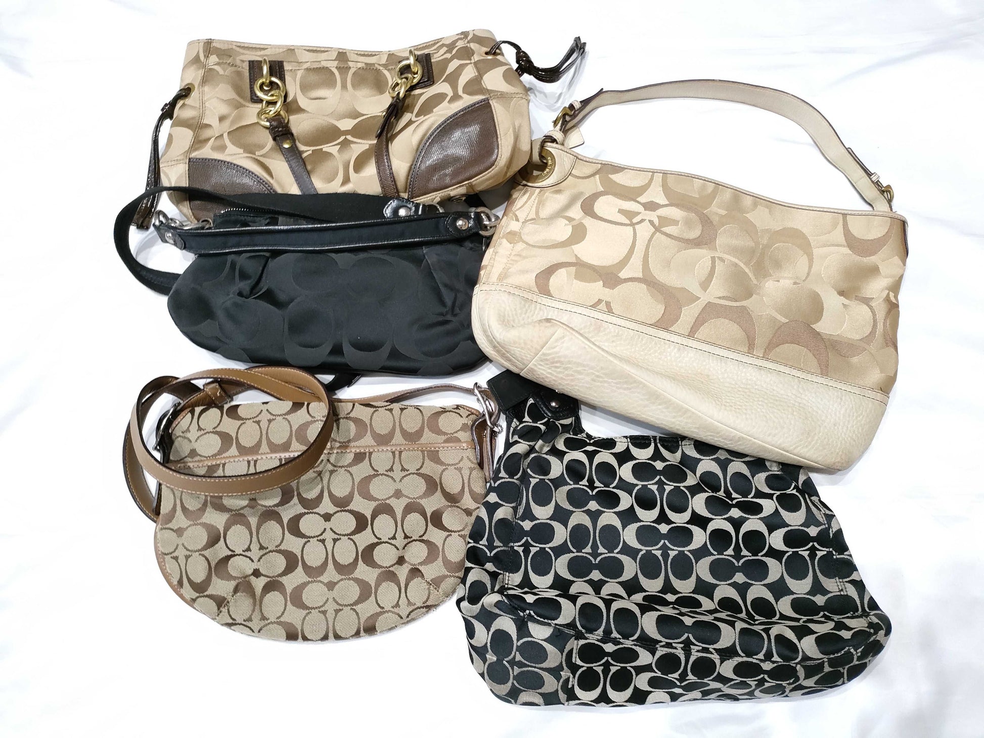 COACH 5-piece handbag set