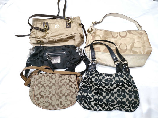COACH 5-piece handbag set