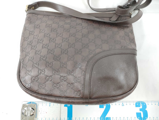 GUCCI Guccissima Interlocking Shoulder Bag