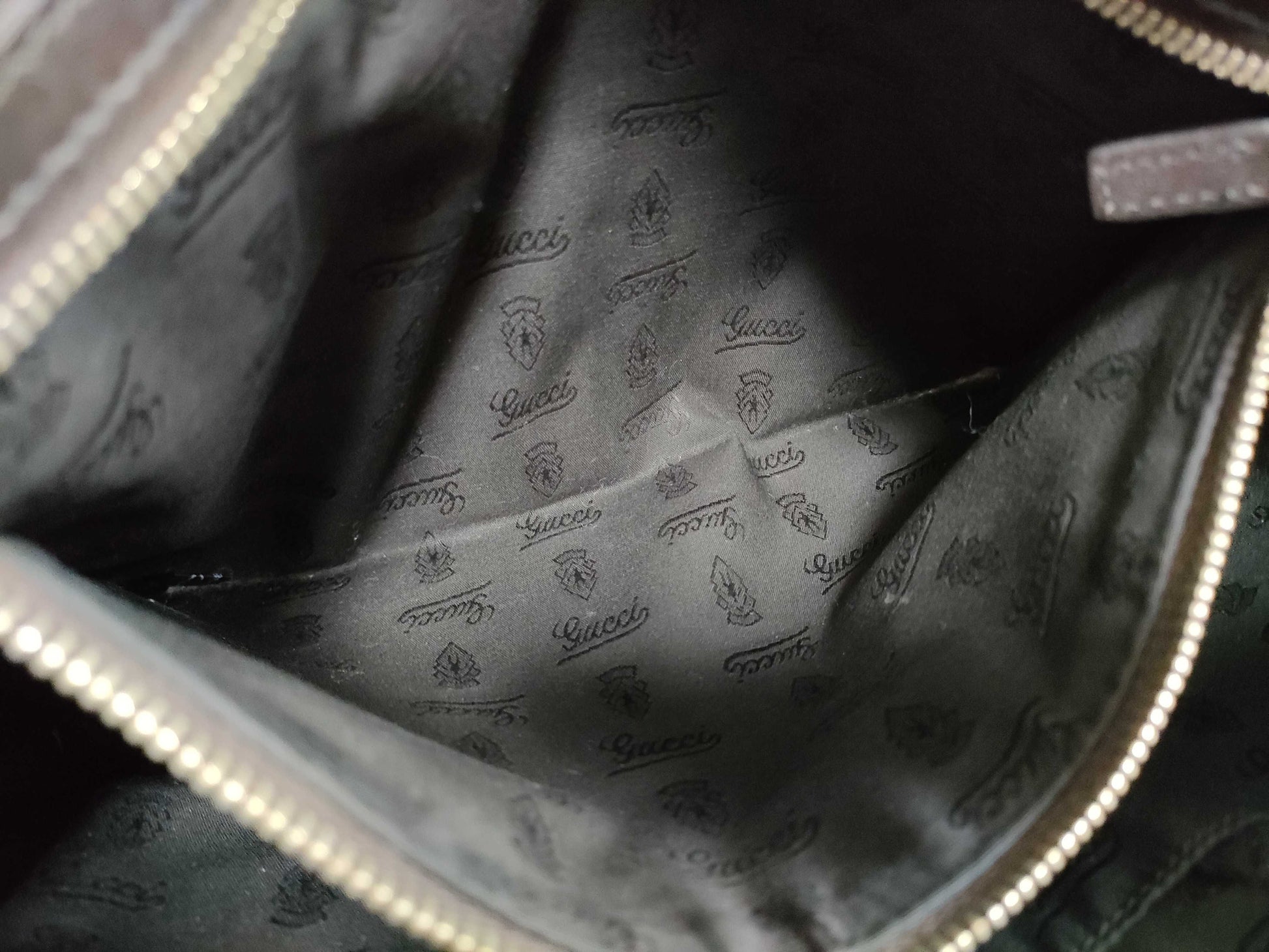 GUCCI Guccissima Interlocking Shoulder Bag