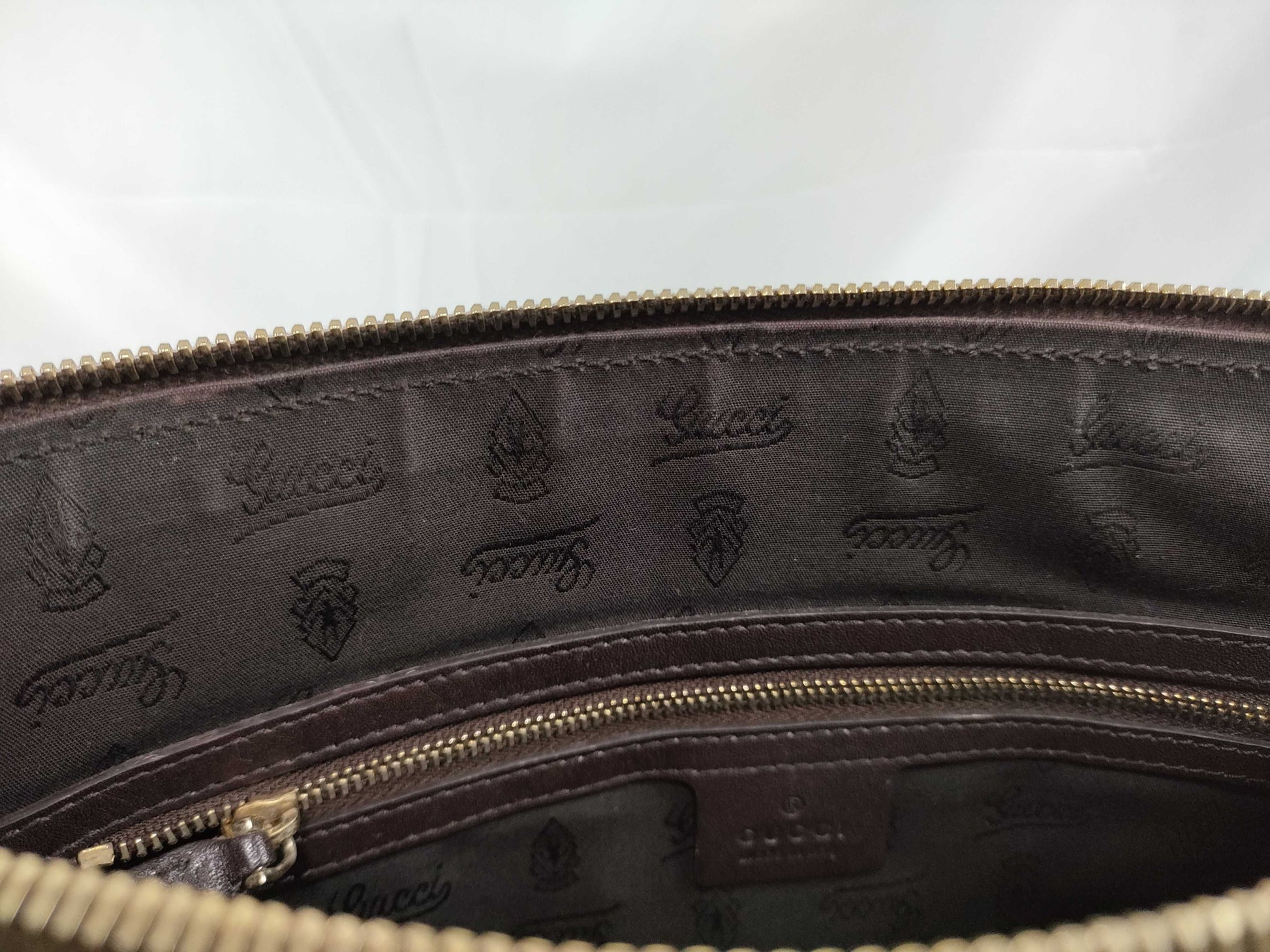 GUCCI Guccissima Interlocking Shoulder Bag