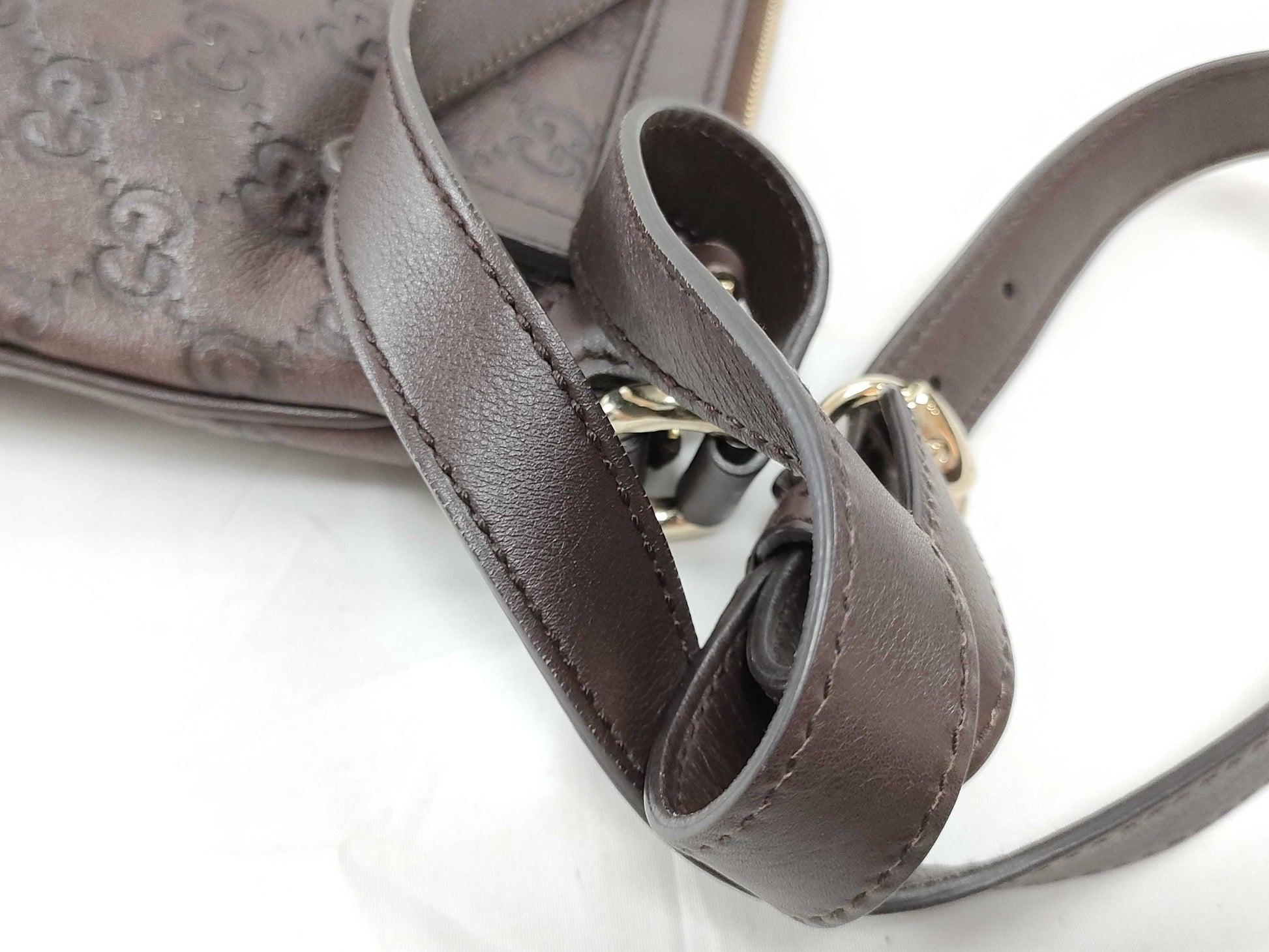 GUCCI Guccissima Interlocking Shoulder Bag