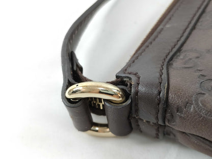 GUCCI Guccissima Interlocking Shoulder Bag