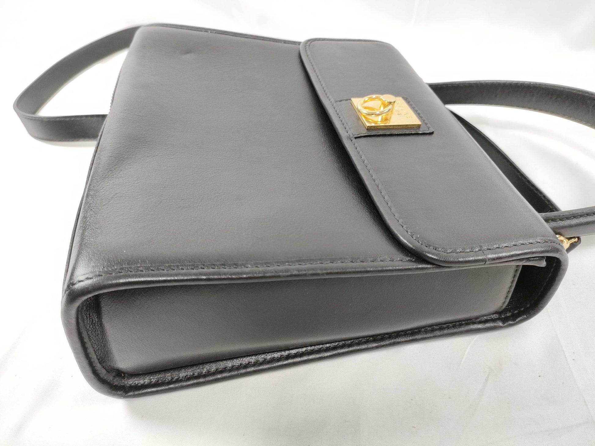 CELINE Gancini Top Handle 2-Way Shoulder Bag/Handbag