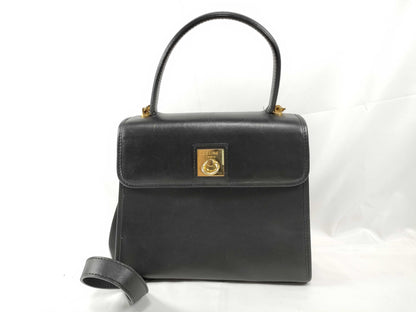 CELINE Gancini Top Handle 2-Way Shoulder Bag/Handbag