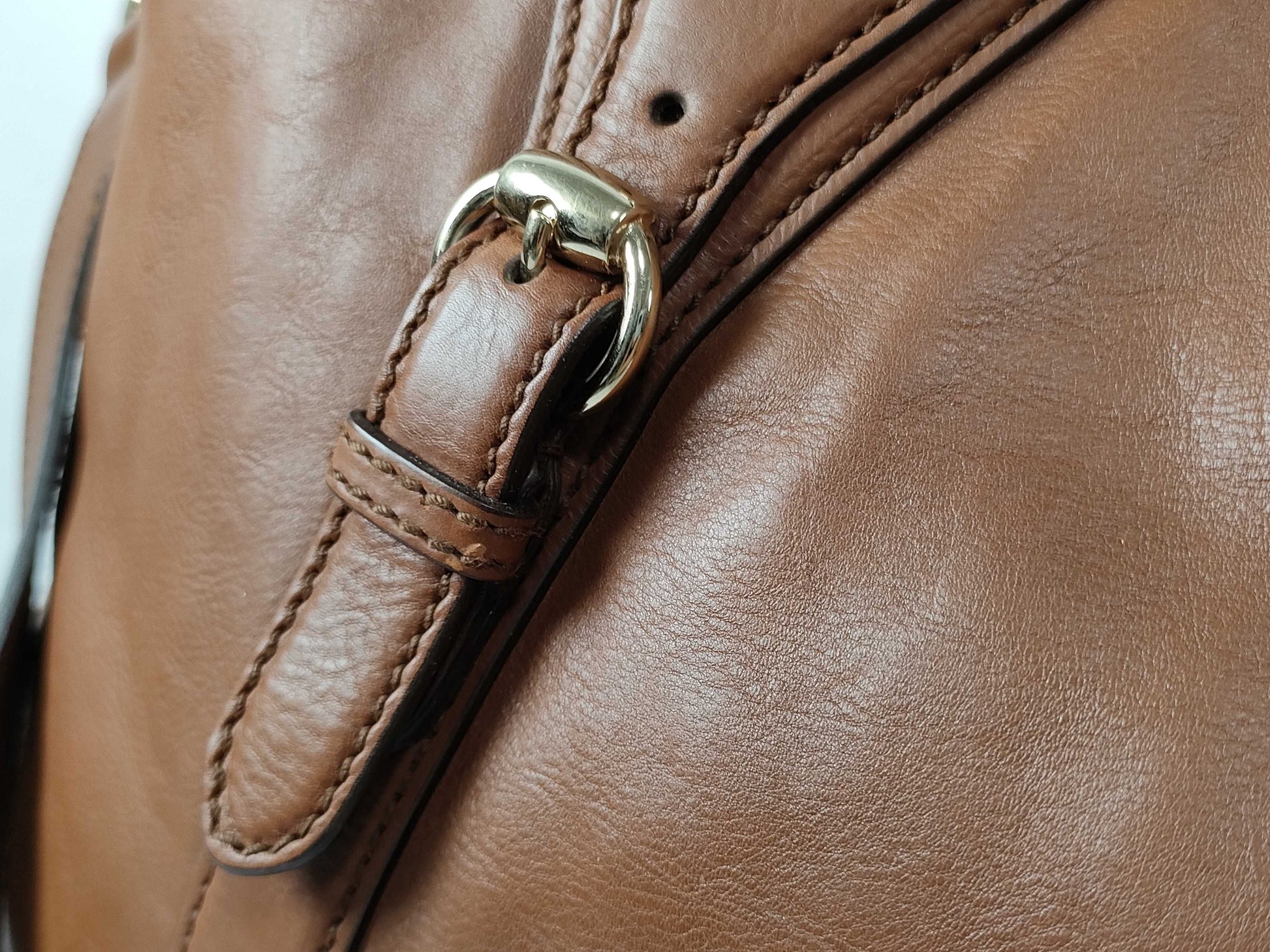 GUCCI Interlocking Tote Bag All Leather Boston Bag