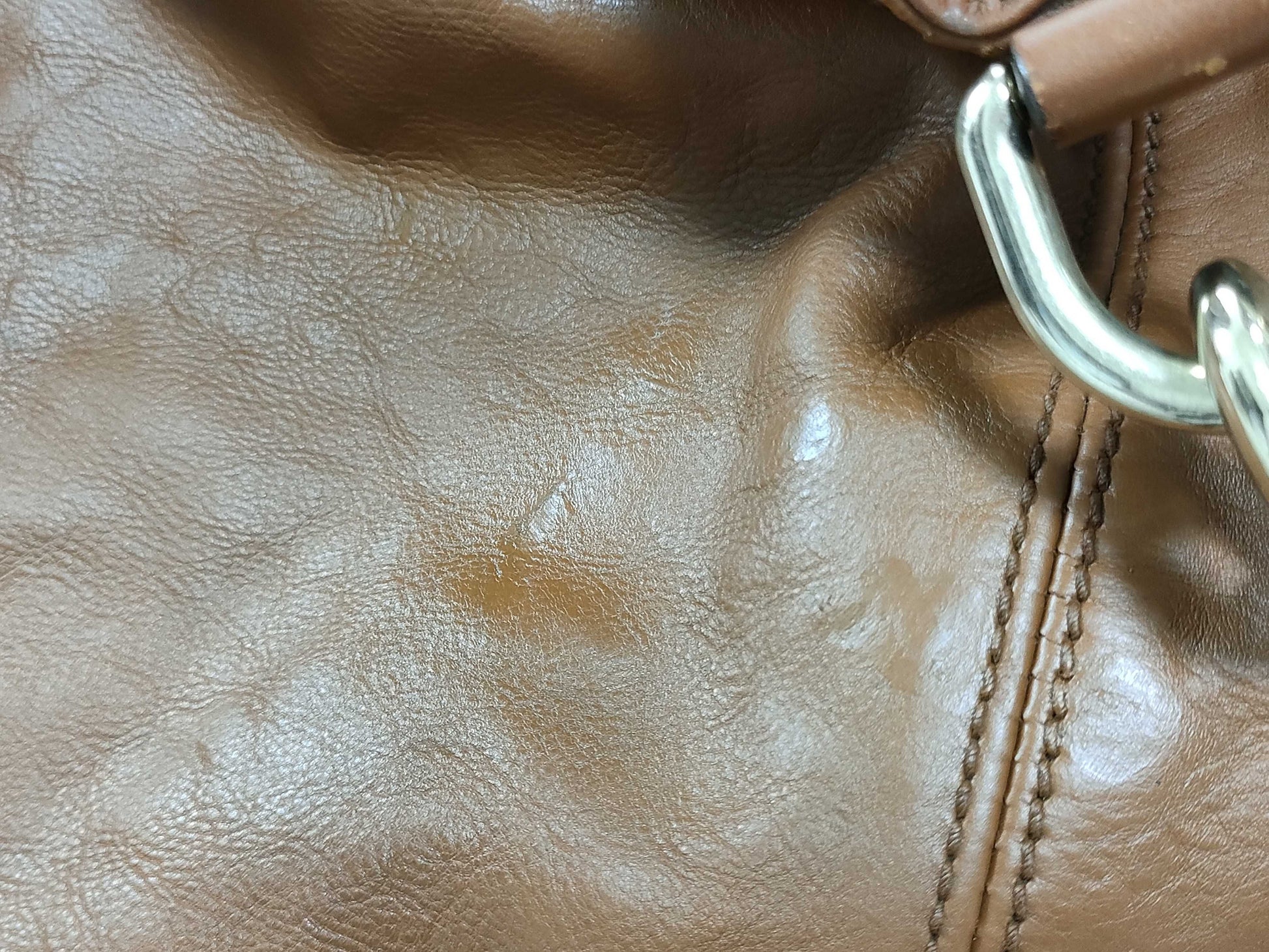 GUCCI Interlocking Tote Bag All Leather Boston Bag
