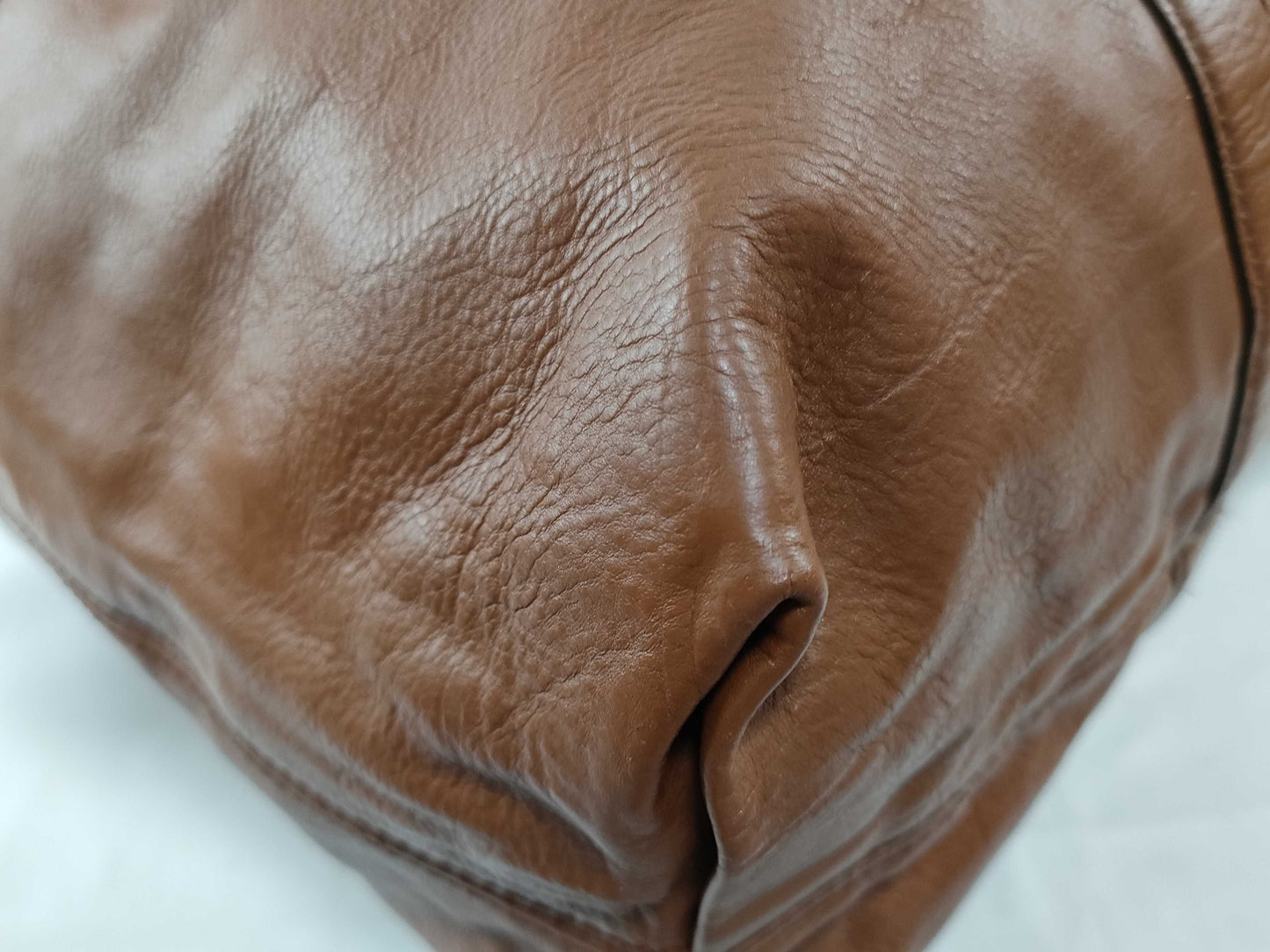 GUCCI Interlocking Tote Bag All Leather Boston Bag